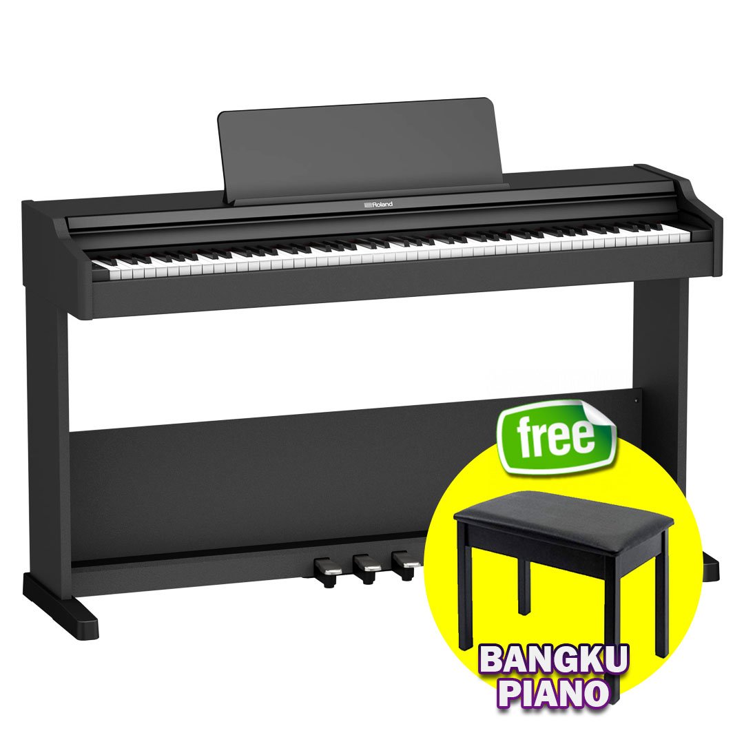 Jual Roland RP 107 Digital Piano Black FREE Ongkir